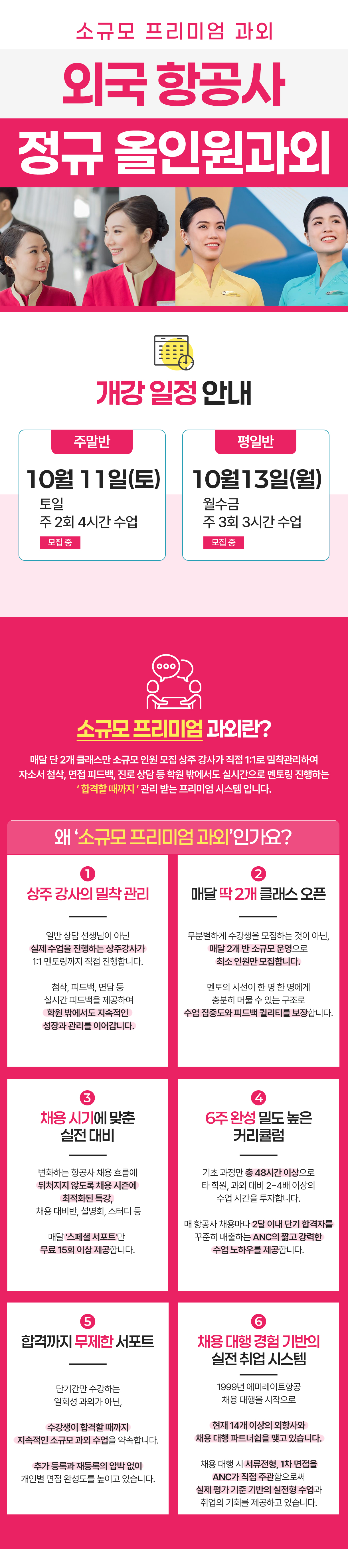 외국 항공사 정규 올인원 과외